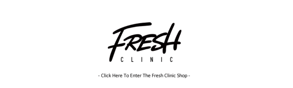 Fresh Clinic Header with Shop Link Tag